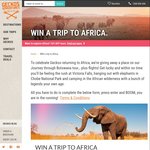 Win a Trip to Africa and 9-Day Botswana Safari from Gecko Adventures