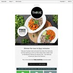 $25 off + Free Delivery (Save $30) for $50+ Orders @ THR1VE Fresh Ready Meals [NSW/VIC/QLD]