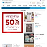 Up to 50% off Sitewide @ VistaPrint