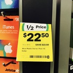Woolworths Mobile $30 Pre-Paid Starter Pack $15 / $45 Pre-Paid Starter Pack - for $22.50 in-Store (Nationwide)