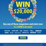 Win 1 of 4 $5,000 Cash Prizes from Magazine Network [Purchase Magazine]