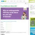 Win a Day at The Melbourne Show for You and 10 Guests or 1 of 25 Family Passes from Yarra Trams [VIC]