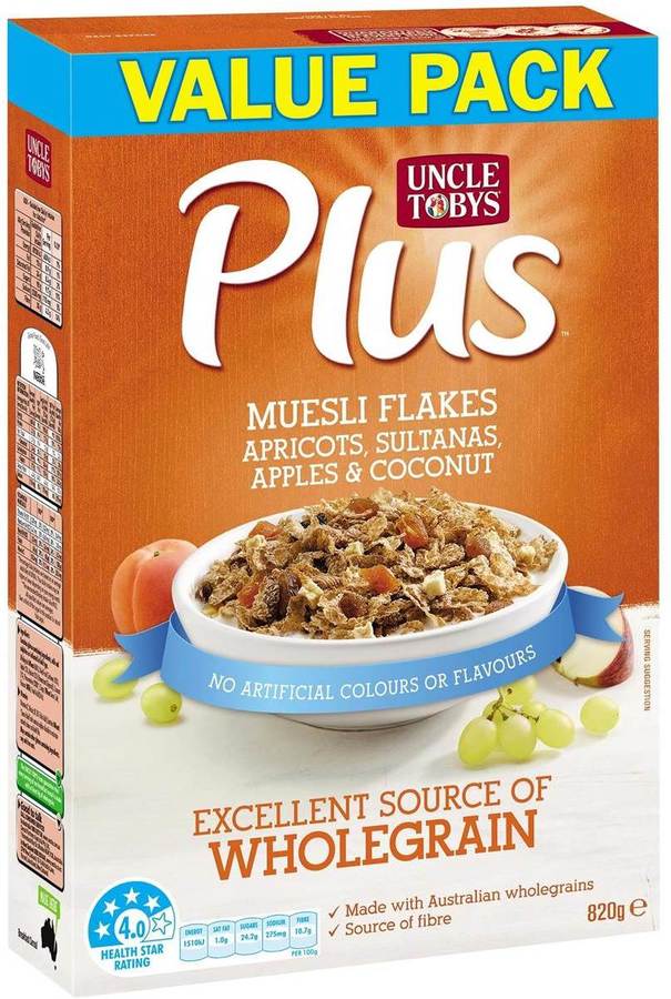 uncle-tobys-plus-cereals-700gms-half-price-3-37-woolworths