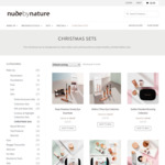 Take 50% off Christmas Gift Sets (Starting $10 ~ $50) @ Nude by Nature (Cosmetics and Make Up)