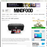 Win 1 of 2 HP AMP Printers Worth $199 from MiNDFOOD