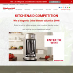Win 1 of 4 KitchenAid Magnetic Drive Blenders Worth $999 from KitchenAid
