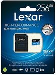 Lexar High Performance 633x 256GB microSDXC UHS-I Card Upto 95MB/s U3 $48 Delivered @ Tech Mall eBay
