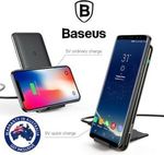 Baseus 10W Qi Wireless Quick Charger Stand @ $35.95 for 2 ($17.98 ea) + Delivery or Free with eBay Plus @ Shopping Square eBay 