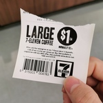 $1 Large Coffee at 7-Eleven, from ATM Deal ($2.50 Charge)