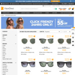 Click Frenzy - 12% off Sitewide + Additional 15% off Designer Eyewear @ Vision Direct