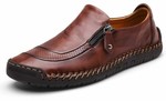 Large Size Diagonal Zipper Leather Men's Shoes - US $23.99 (~AU $35.18) Delivered @ Wholesale Win