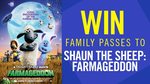 Win 1 of 3 Shaun the Sheep Family Pass & Merchandise Packs Worth $105 from Seven Network