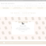 12 Days of Christmas Deals (20% off Selected Beauty Gift Sets, 25% off Selected Women’s Fashion + More) @ David Jones