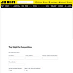 Win a 65" TV, 4K UHD Player, $500 Uber Eats Voucher, 6x $100 JB-HiFi Gift Cards and more OR 10 Minor Prizes from JB Hi-Fi