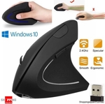 2.4G Wireless Rechargeable Vertical Ergonomic 800/1200/1600DPI Optical Mouse for PC Mac $9.95 + $5 Shipping @ Shopping Square