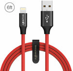 BlitzWolf BW-MF10 2.4a Lightning Charging Data Cable 6ft with MFI US $7.25 (AU $11.35) Delivered @ Banggood