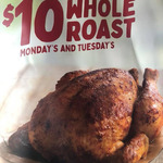 $10 Whole Roast Chicken (Mondays & Tuesdays) @ Red Rooster (Selected Stores)