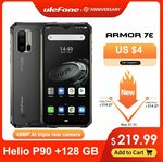 Ulefone Armor 7E Rugged Phone (6.3", 4GB/128GB, NFC, B28, IP68) $222.59 US (~$377.15 AU) Delivered @ Ulefone Official AliExpress