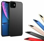 iPhone 11 Pro Max XS XR SE 8 7 6S Plus Thin Skin Matte Back HARD Case Cover for Apple $5.62 Delivered @ Abimports eBay