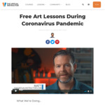 Free Drawing Lessons During Pandemic (Usually $30 Per Course) @ The Virtual Instructor