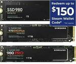 [eBay Plus] Samsung 980 Pro: 500GB $139.62, 1TB $245.70, 2TB $482.82 Delivered + Steam GC via Redemption @ Futu Online eBay