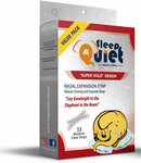 Sleep Quiet Nasal Strips 3x3 Trial Pk $5.99 (Save $4 / 40%) + Bonus Samples & Free Standard Shipping @ SleepQuiet Nasal Strips