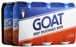Mountain Goat Goat Lager Can 6x 375ml $12 (Save $7) @ Coles (Excludes QLD, TAS)