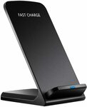 15W Wireless Charger Stand Black $14.99 (Was $24.99) + Delivery ($0 with Prime/ $39 Spend) @ EASTCREADOR via Amazon AU