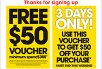Spend $300 on Electrical Appliances and Get $50 off at Retravision [VIC, TAS, Some of NSW]