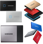 Samsung T5 500GB Portable SSD Blue $85 ($83 eBay Plus) Delivered @ Shopping Express eBay