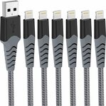 Arshcea 6-pack 3.3ft (1m) Mfi Certified Lightning Cable $14.52 + Delivery ($0 with Prime/ $39 Spend) @ Amazon AU