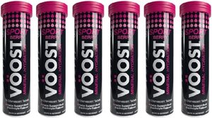 Voost Effervescent Sport Hydration Berry 60-pack (6x10) $8 Or $7.20 