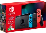 Nintendo Switch Neon Console + Mario Kart 8 Deluxe (Digital Download) + 3 Months NSO $379 Delivered @ Amazon AU
