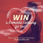 Win a Glamping Escape for 2 in Hepburn Shire (VIC) from Burgertory