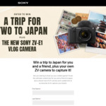 Win a trip to Japan for two and a Sony ZV-E1 Camera from Sony