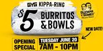 [QLD]   $5 Burritos & Bowls @ Guzman y Gomez (Kippa Ring)