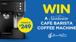 Win a Sunbeam Coffee Machine Worth $249 from FriendlyCare Pharmacy [QLD Only]