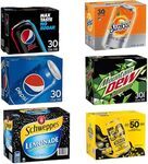 [Prime] Pepsi, Pepsi Max, Solo, Sunkist, Lemonade or Mountain Dew, 7UP Cans 30 x 375ml $22.50 ($20.25 S&S) Delivered @ Amazon AU