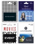20x Flybuys Points on Gift Cards: David Jones, Disney+ 3-Month Subscription, Event and Village Cinemas, Luxury Escapes @ Coles