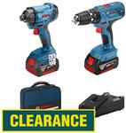 Bosch 18V Professional 2-Piece Combo Kit $249 + Delivery ($0 C&C/ in-Store/ OnePass) @ Bunnings