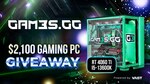 Win a Custom $2,100 RTX 4060 Ti Gaming PC from GAM3 Awards & Vast