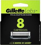Amazon $39.99 GilletteLabs Razor Blade Refills, Compatible with GilletteLabs Razor, 5 Blades, 8 Count free delivery