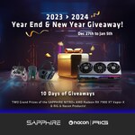 Win 1 of 2 Sapphire Nitro+ AMD Radeon RX 7900 XT Vapor-X 20GB Graphics Card or 1 of 8 Sapphire Prize Packs from Sapphire