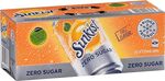 Sunkist Zero Sugar Soft Drink Can 375 ml 10-Pack $8.25 ($7.43 S&S, Min Qty 2) + Delivery ($0 with Prime/ $59 Spend) @ Amazon AU