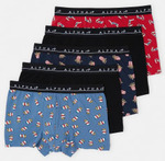 5-Pack Men's Trunks, Movie Icon Style, $10 + Delivery ($0 C&C/ in-Store/ OnePass/ $65 Order) @ Kmart