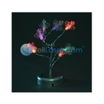 Free Shipping + 7-Color Changing 7-LED Maple Leaf Design Decorative Tree Light (Silver) + $9.49