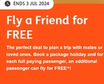 Book an Eligible Package and for Each Full Paying Passenger, an Additional Passenger Fly for Free @ Jetstar