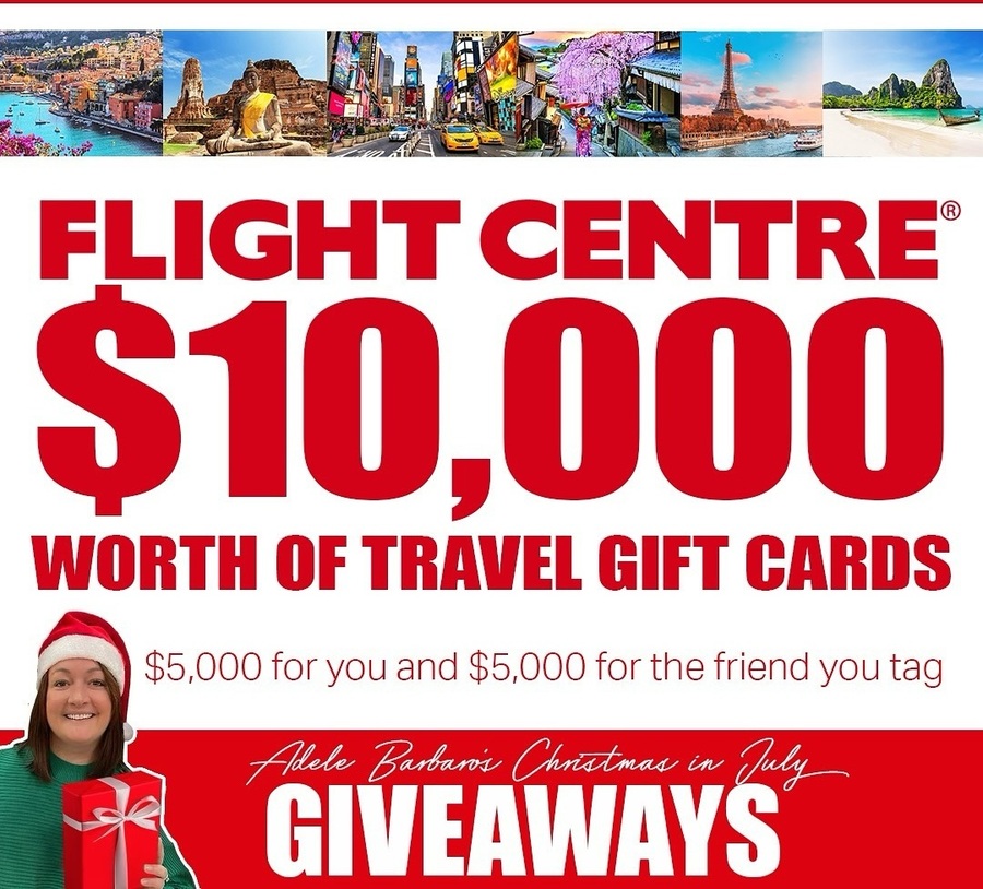 Win $10,000 Worth of Flight Centre Vouchers ($5,000ea for You and a ...