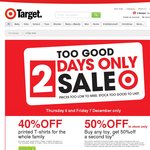 Target 2 Day Deal - Finishing TODAY