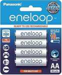 Panasonic Eneloop AA or AAA Rechargeable Batteries 4-Pack $16.10 ($14.49 S&S) + Delivery ($0 with Prime/ $59 Spend) @ Amazon AU